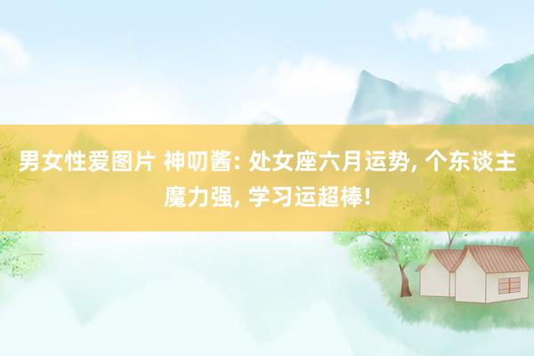男女性爱图片 神叨酱: 处女座六月运势， 个东谈主魔力强， 学习运超棒!
